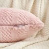 REGALWOVEN Couch Sofa Living Room Decor Solid Striped Soft Plush Throw Pillow Covers 2 Pcs - 3 of 4
