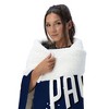NBA Indiana Pacers 2025 Champs Net Gain Silk Touch Faux Shearling Throw Blanket - 3 of 4