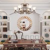 ARTLOGE 60cm/80cm Break Depression Round Beveled Mirror Wall-Mounted Bathroom Vanity Mirror - 3 of 4