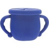 Pavilion Gift Company - I'm Handsome - 3.5" Silicone Snack Bowl with Lid - Dining Bowls - 4 of 4