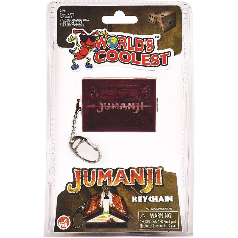 Super Impulse Worlds Coolest Jumanji Game Keychain, 3 of 4