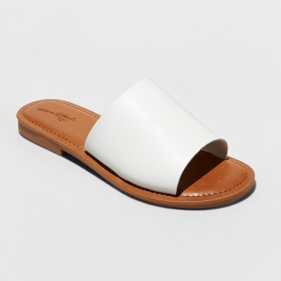 white flip flops target