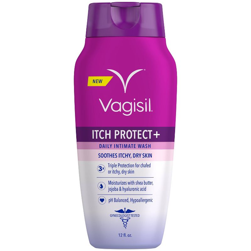 Vagisil Itch Protect + Wash Feminine Wash - 12oz, 1 of 7