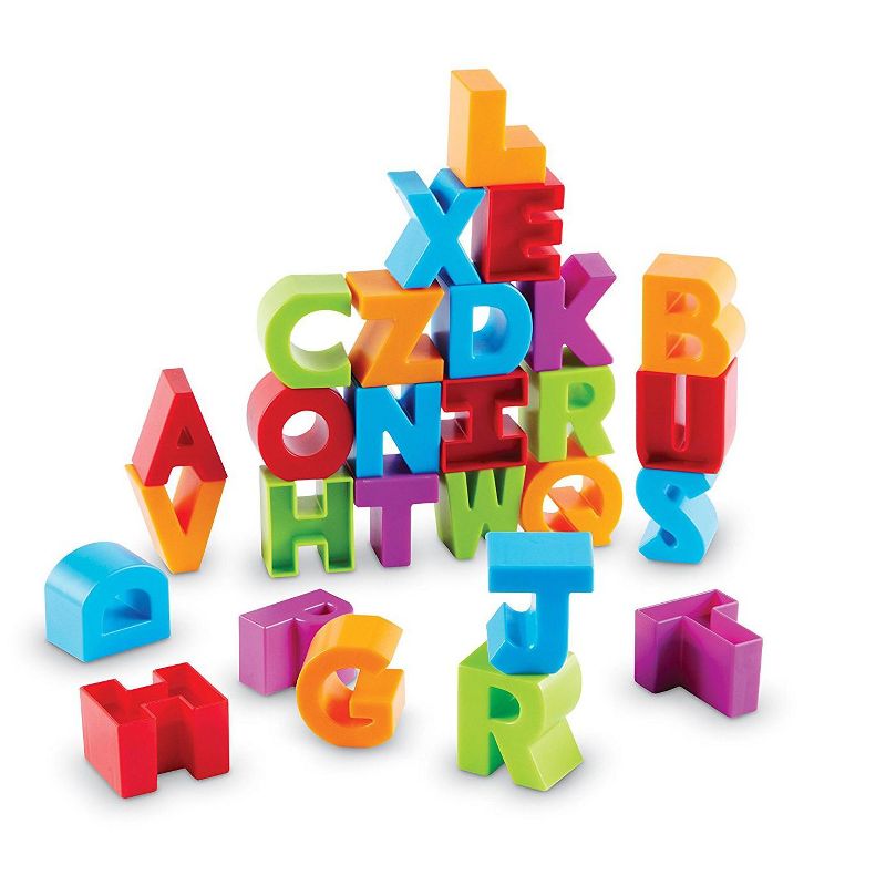 Learning Resources Letter Blocks, Fine Motor Toy, 36 Pieces, Ages 18 mos+, 1 of 8