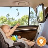 Munchkin Brica 360° Pivot Baby In-Sight Adjustable Car Mirror - Black - 4 of 4