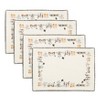 Saro Lifestyle Halloween Town Placemat (Set of 4), 13"x19", Black - 3 of 4