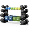 MOEPISY Rack Only Holder for Dumbbells, Free Weights, 400LB Capacity Heavy-Duty Compact Storage Organizer - 3 of 4