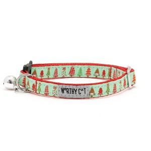 The Worthy Dog Holiday Trees Breakaway Adjustable Cat Collar - 1 of 3