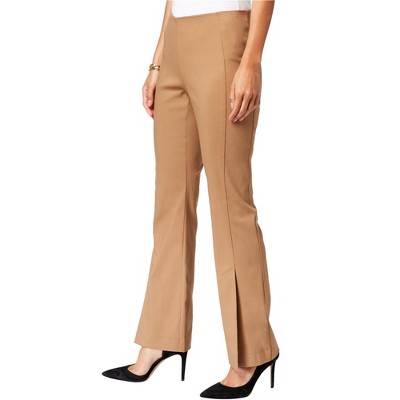 I.N.C International Concepts Womens Pull-On Casual Trouser Pants, Brown, 4