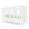 L.A. Baby The Brentwood 4 in 1 Convertible Full Sized Wood Crib - White - 2 of 4