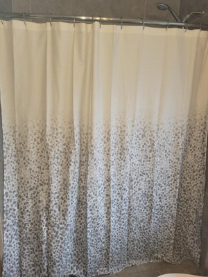 Leopard Glam Shower Curtain Ombre Gray - Threshold™ : Target
