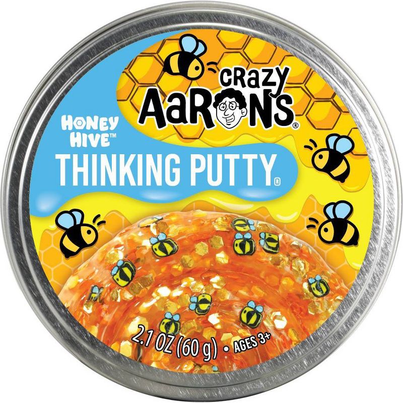 Crazy Aaron&#39;s Honey Hive - 3.5&#34; Thinking Putty Tin, 2 of 6