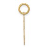 Black Bow Jewelry 14k Yellow Gold, Athletic Collection, Small Polished Number 96 Pendant - 2 of 4
