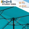 GustoWave Outdoor 13 FT Double-Sided Patio Umbrella for Pool Garden - 4 of 4