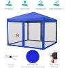 10 x 10 FT Pop Up Canopy, Party Tent with Mosquito Netting, Height Adjustable Instant Sun Shade, Portable Screen Shelter for Parties, Camping, Events - 4 of 4