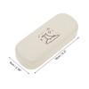 Unique Bargains Eyeglasses Case 6.3"x2.36"x1.18" Beige 1 Pc - 4 of 4