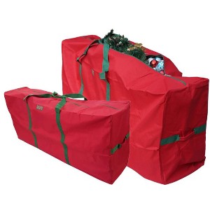 K-Cliffs High Quality Christmas Tree Storage Duffel Bag for fit 6 & 9 Foot Tree Holiday - 1 of 4