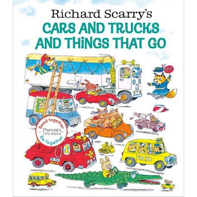 Richard Scarry'S Cars And Things That Go (Read Together Be Together Edition) - by Richard Scarry (Hardcover)