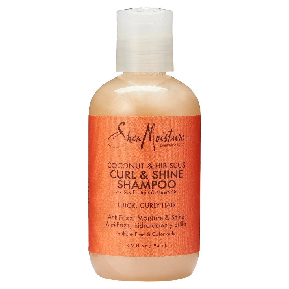 SheaMoisture Coconut & Hibiscus Curl & Shine Shampoo Travel Size - 3.2 fl oz