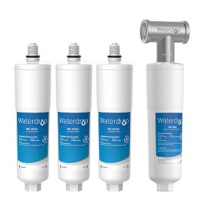 Waterdrop AP431 AP430SS Whole House Scale Inhibitor Filter, Heater Softener System, Prevent Scale, Extra 3-Replacement Cartridge - 1 of 4