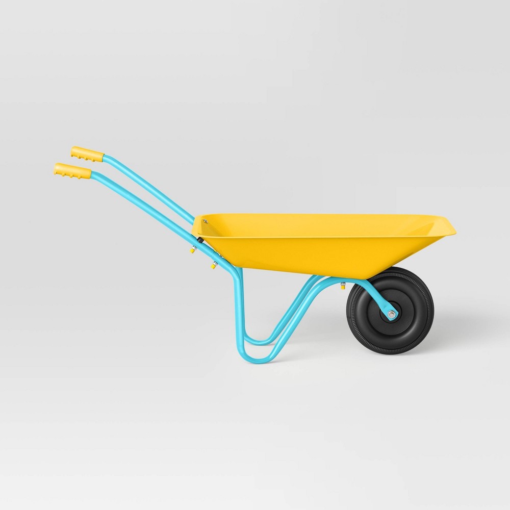 Kids' Gardening Wheel Barrow - Yellow - Sun Squad™