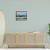 Stupell Industries Abstract Landscape Blue Sky Scenery Floating Frame Canvas Art, Gold, 21" x 17" - 3 of 4