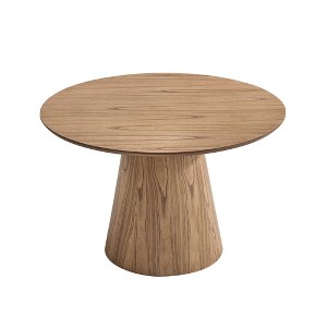 Maliang 47.24'' Round Modern Style Wood Dining Table for Kitchen, Cafe - 1 of 4