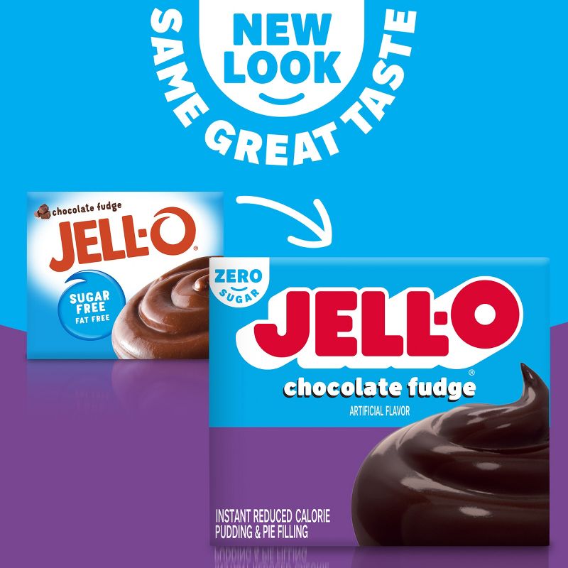 JELL-O Instant Sugar Free-Fat Free Chocolate Fudge Pudding &#38; Pie Filling - 1.4oz, 3 of 11