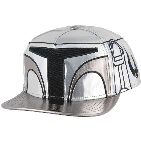 Star Wars The Mandalorian Steel Beskar Helmet Embroidered Snapback
