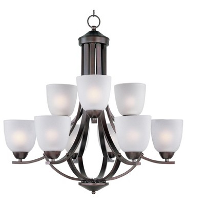 Maxim Lighting Axis 9 - Light Chandelier in  Oil Rubbed Bronze