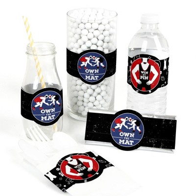 Own The Mat Wrestling Party Decorations - Set Of 20 Wrestler Cut-Outs, 7.5x5 Inches, DIY Decor - View #5