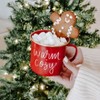 Sweet Water Decor Warm and Cozy Red Metal Coffee Mug -18oz - 2 of 4