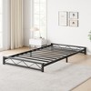 6 Inch Metal Platform Bed Frame with Wavy Pattern, Bed Frame with Steel Slat Support - 2 of 4