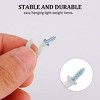 Unique Bargains Home Outdoor Cup Vinyl Coated Metal Ceiling Hooks 20 Pcs - 4 of 4