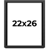 PosterPalooza | Flat Black Picture Frame - UV Acrylic, Foam Board Backing, Hanging Hardware - 2 of 4