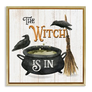 Stupell Industries Witch Cauldron & Crows, 25'' x 25'' - 1 of 4