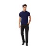 Anna-Kaci Active Men's Athletic Fit Polo Shirt with Contrast Collar and Moisture-Wicking Stretch Fabric - 4 of 4
