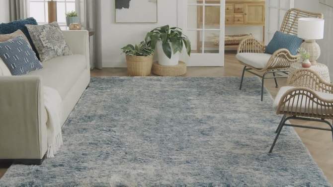 Nourison Luxurious Shag Abstract Indoor Area Rug, 2 of 10, play video