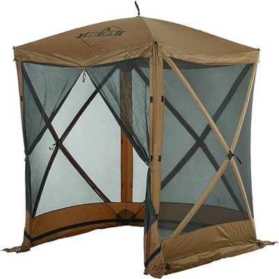 Hike Crew 6x6’ Pop Up Gazebo Tent, 4-Sided Outdoor Tent Canopy with Stakes, Ropes & More