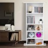 VEVOR Media Storage Cabinet, 5-layer DVD Shelf Holds up to 240 CDs, Adjustable CD Shelves, Protects & Organizes Music, Movie - 2 of 4
