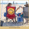 Arrowhead Outdoor Portable Folding Camping Quad Chair w/ 6-Can Cooler, Heavy-Duty Carrying Bag, Supports up to 450lbs (American Flag) - 4 of 4