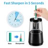 Aoibox Electric Pencil Sharpener with Heavy-Duty Helical Blade, Auto Stop for No.2&Colored Pencils, AC Adapter Operated for Classroom, Office,Home Use - 2 of 4
