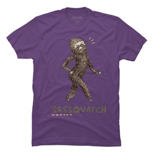 Men's Design By Humans Sassquatch By SophieCorrigan T-Shirt - 1 of 3