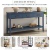 NicBex Contemporary Narrow Console Table with Storage,Entryway Table with Drawers & Bottom Shelf,Foyer Table for Entryway,Hallway,Living Room - 3 of 4