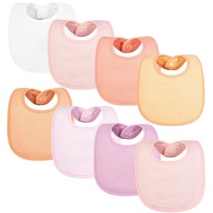 Tiny Twinkle Baby/Infant Waterproof and Absorbent Feeding Bibs (8-Pack) - 1 of 3