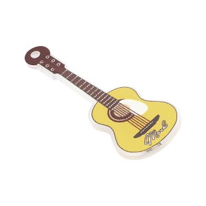 Unique Bargains Women's Elegant Guitar Hair Clips 2.32"x0.91"x0.39" Yellow 1 Pc - 1 of 3