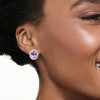 Ross-Simons 4.40 ct. t.w. Amethyst and 1.00 ct. t.w. White Topaz Earrings in Sterling Silver - 2 of 4