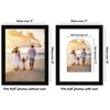 Americanflat Picture Frame with Oval Mat Insert and Shatter-Resistant Glass - Signature Collection - Photo Frame for Wall Display - 2 of 4