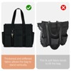 Generic Large Tote Bag Waterproof with 12 Pockets Top Zipper Closure Utility Teacher Nurse Bags - 2 of 4