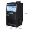 13 in.90 lb. 235W 115V Air Cooled Ice Machine Maker Countertop - 3 of 4